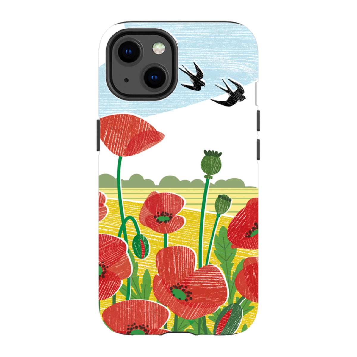 iPhone MagSafe Tough Case - Poppy Fields By Liane Payne