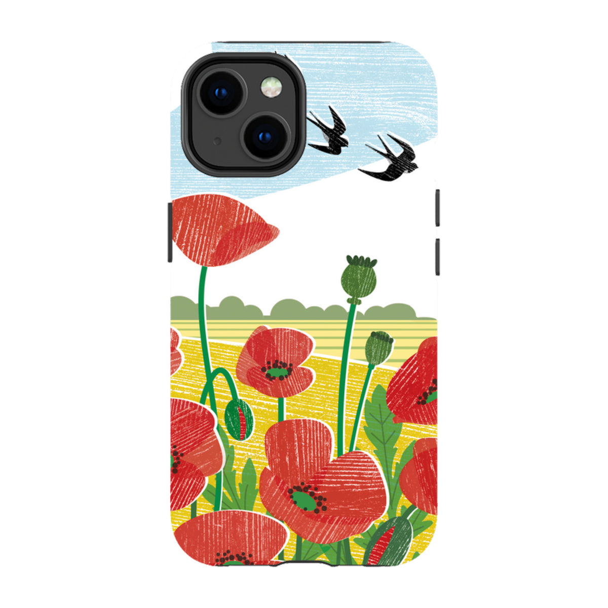 iPhone MagSafe Tough Case - Poppy Fields By Liane Payne