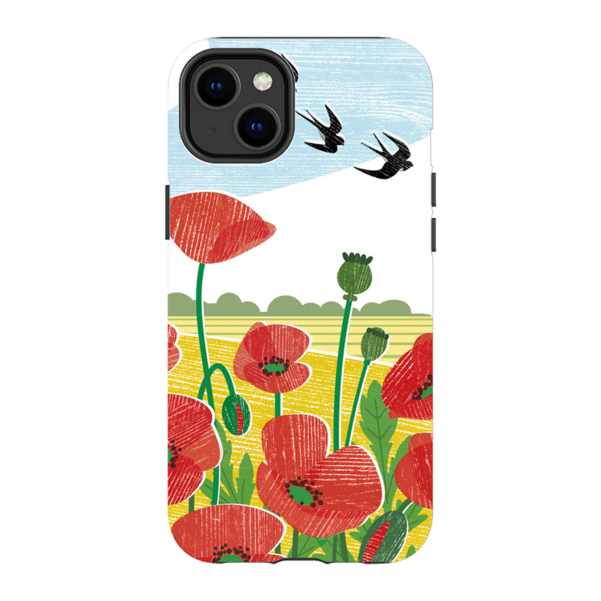iPhone MagSafe Tough Case - Poppy Fields By Liane Payne