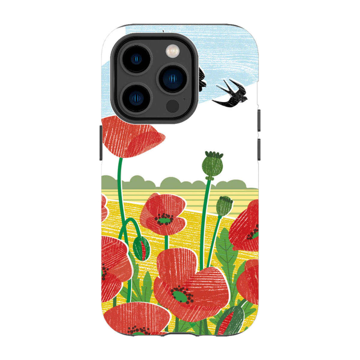 iPhone MagSafe Tough Case - Poppy Fields By Liane Payne