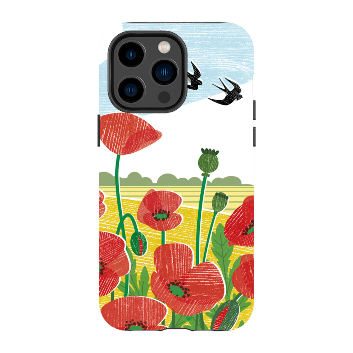iPhone MagSafe Tough Case - Poppy Fields By Liane Payne