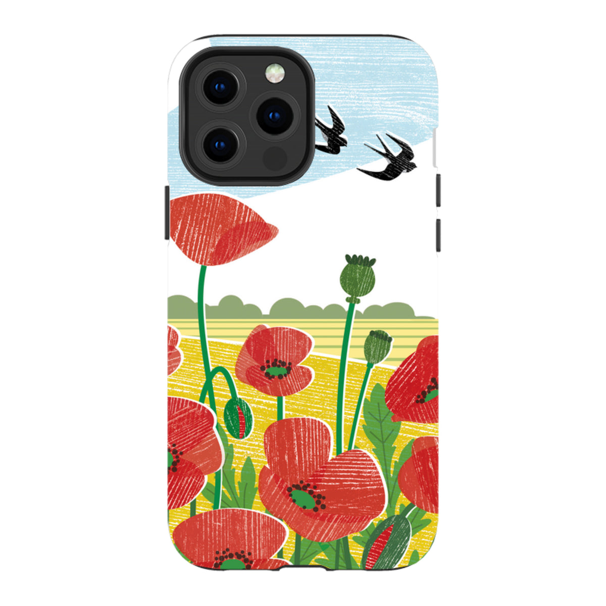 iPhone MagSafe Tough Case - Poppy Fields By Liane Payne