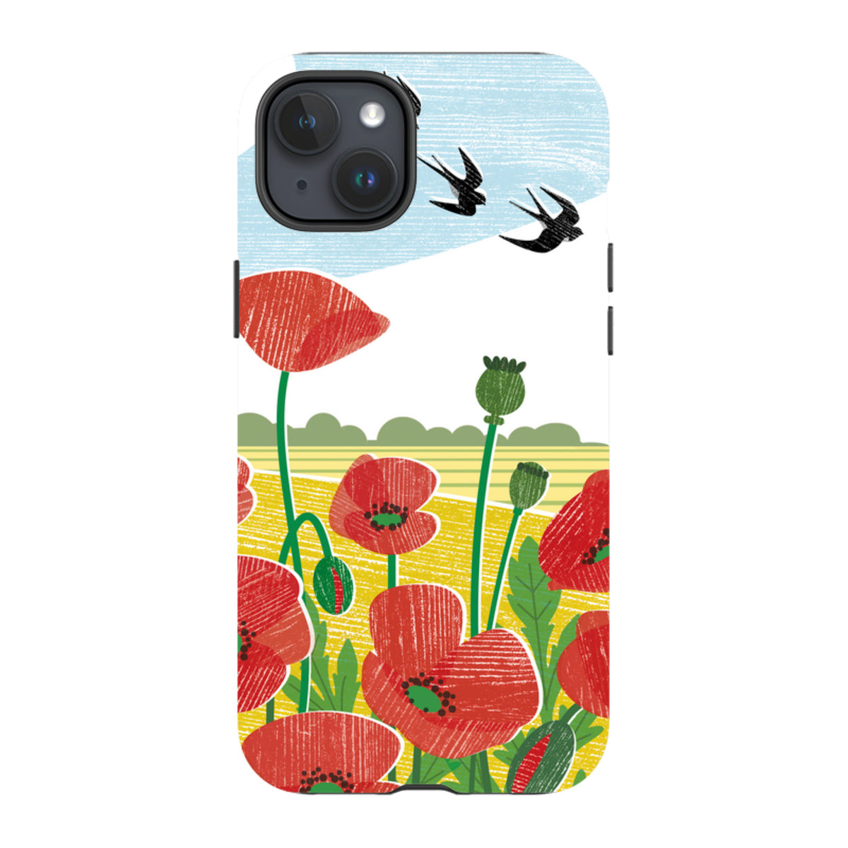 iPhone MagSafe Tough Case - Poppy Fields By Liane Payne