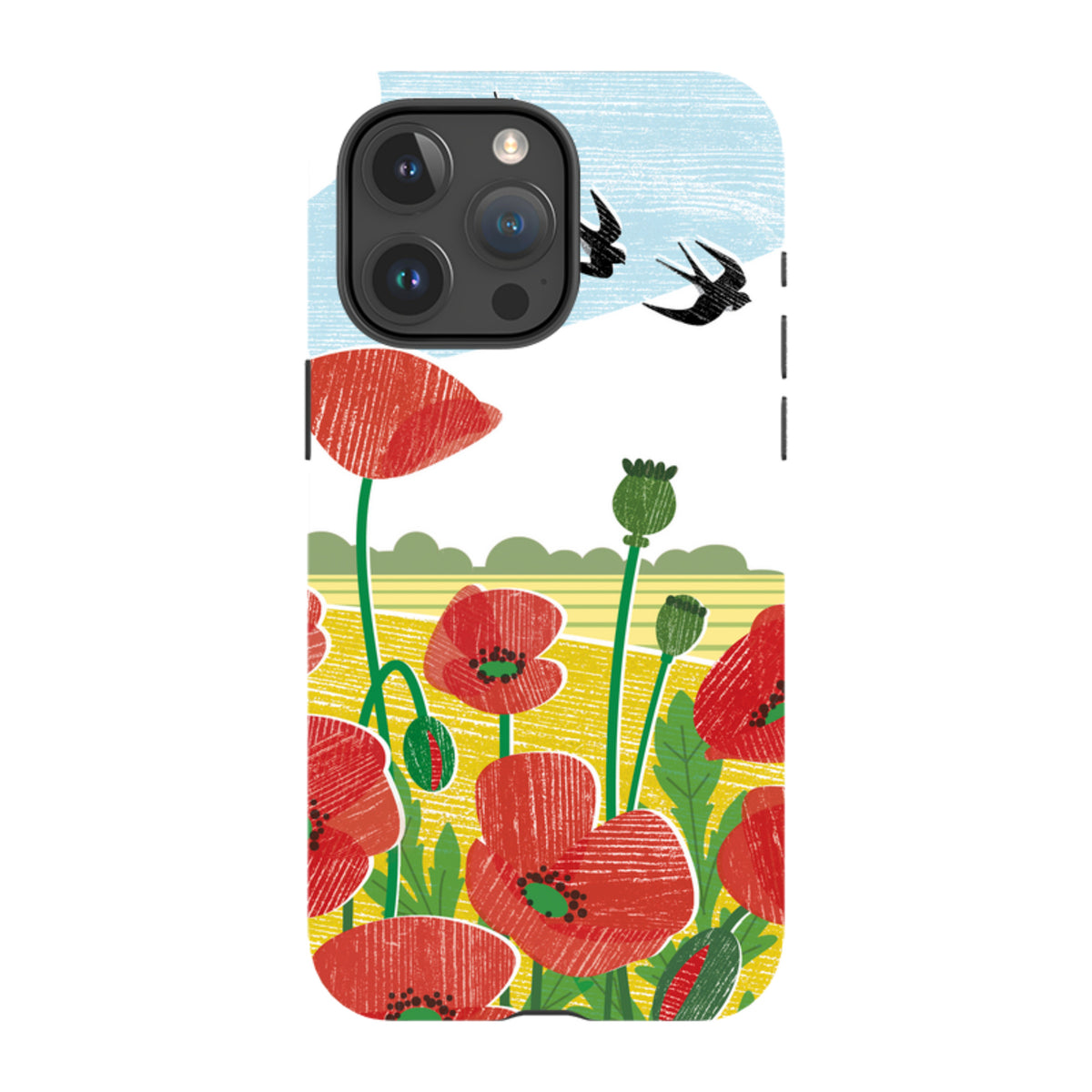 iPhone MagSafe Tough Case - Poppy Fields By Liane Payne