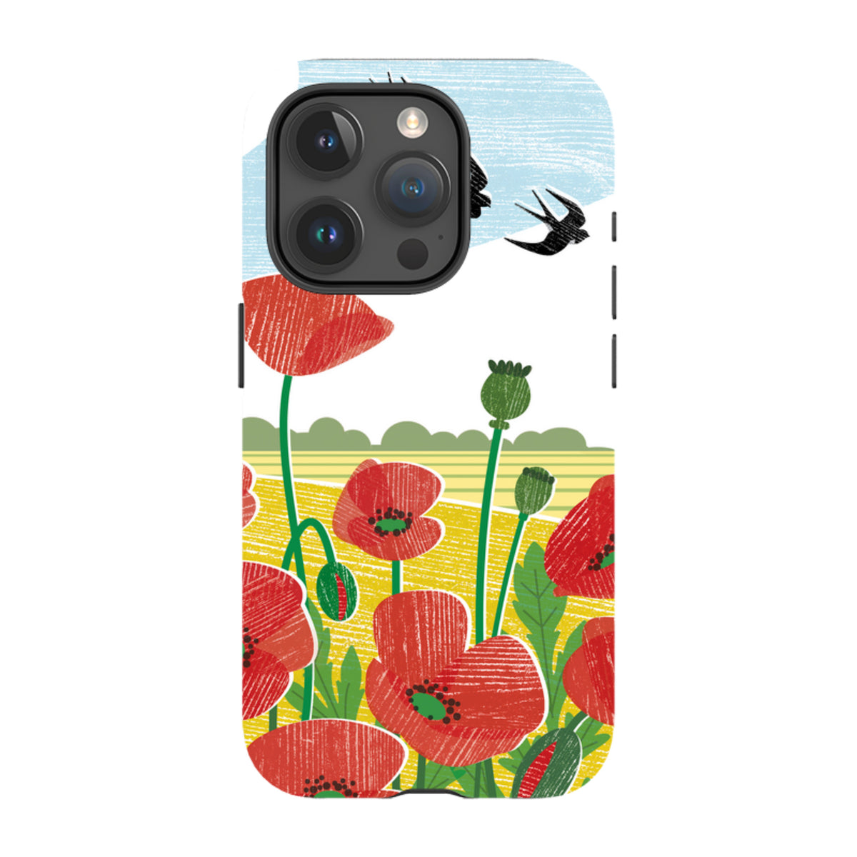 iPhone MagSafe Tough Case - Poppy Fields By Liane Payne