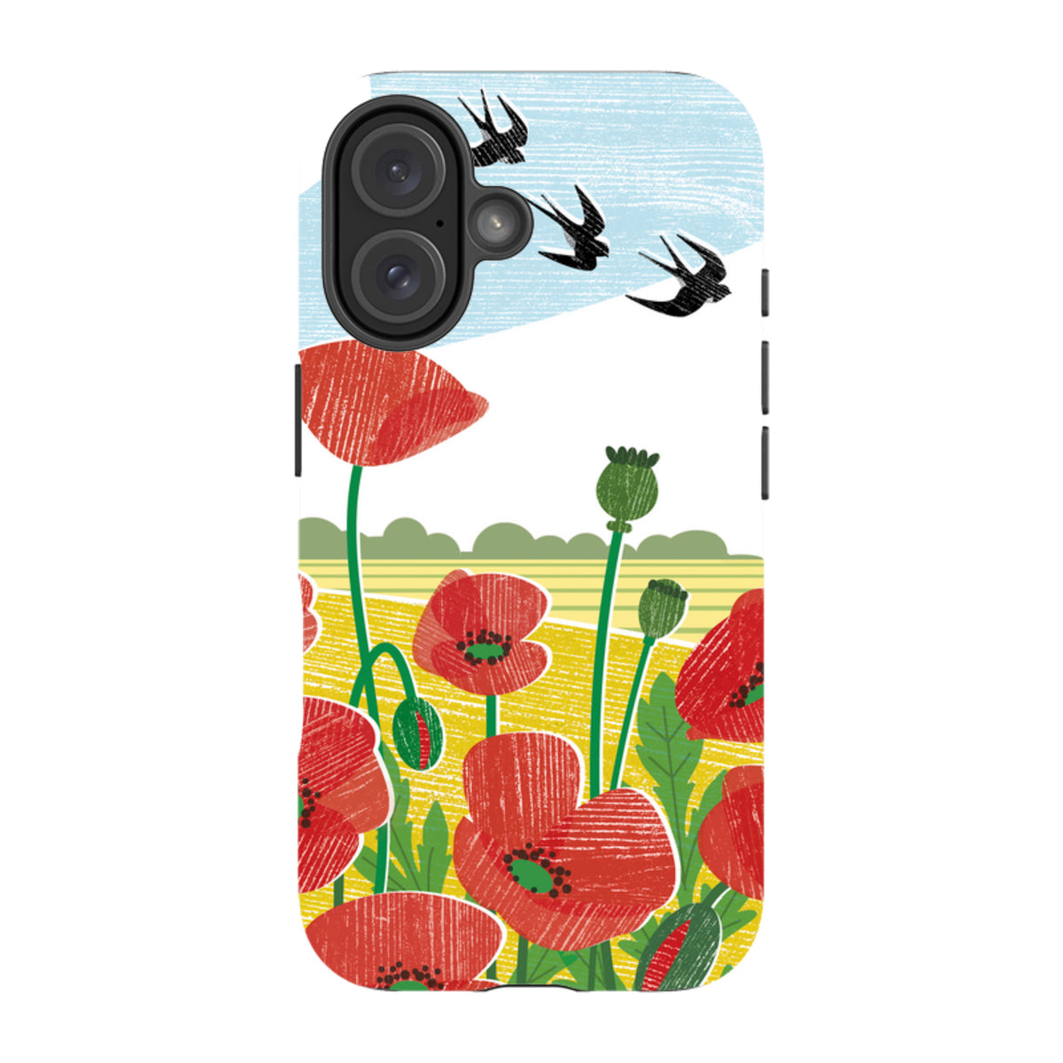 iPhone MagSafe Tough Case - Poppy Fields By Liane Payne