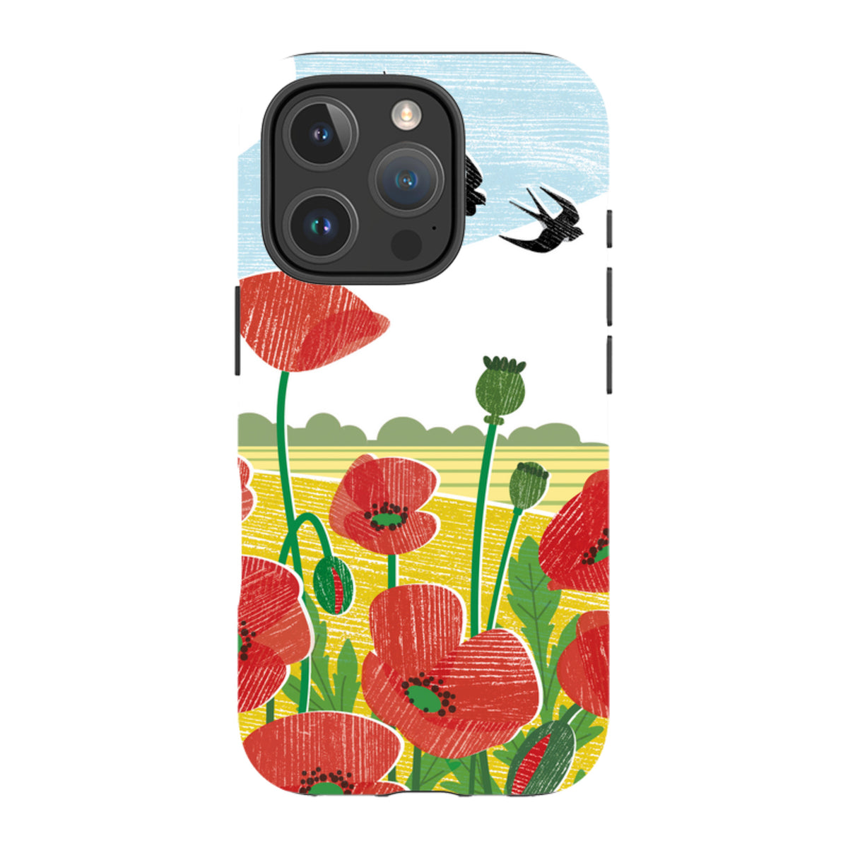 iPhone MagSafe Tough Case - Poppy Fields By Liane Payne