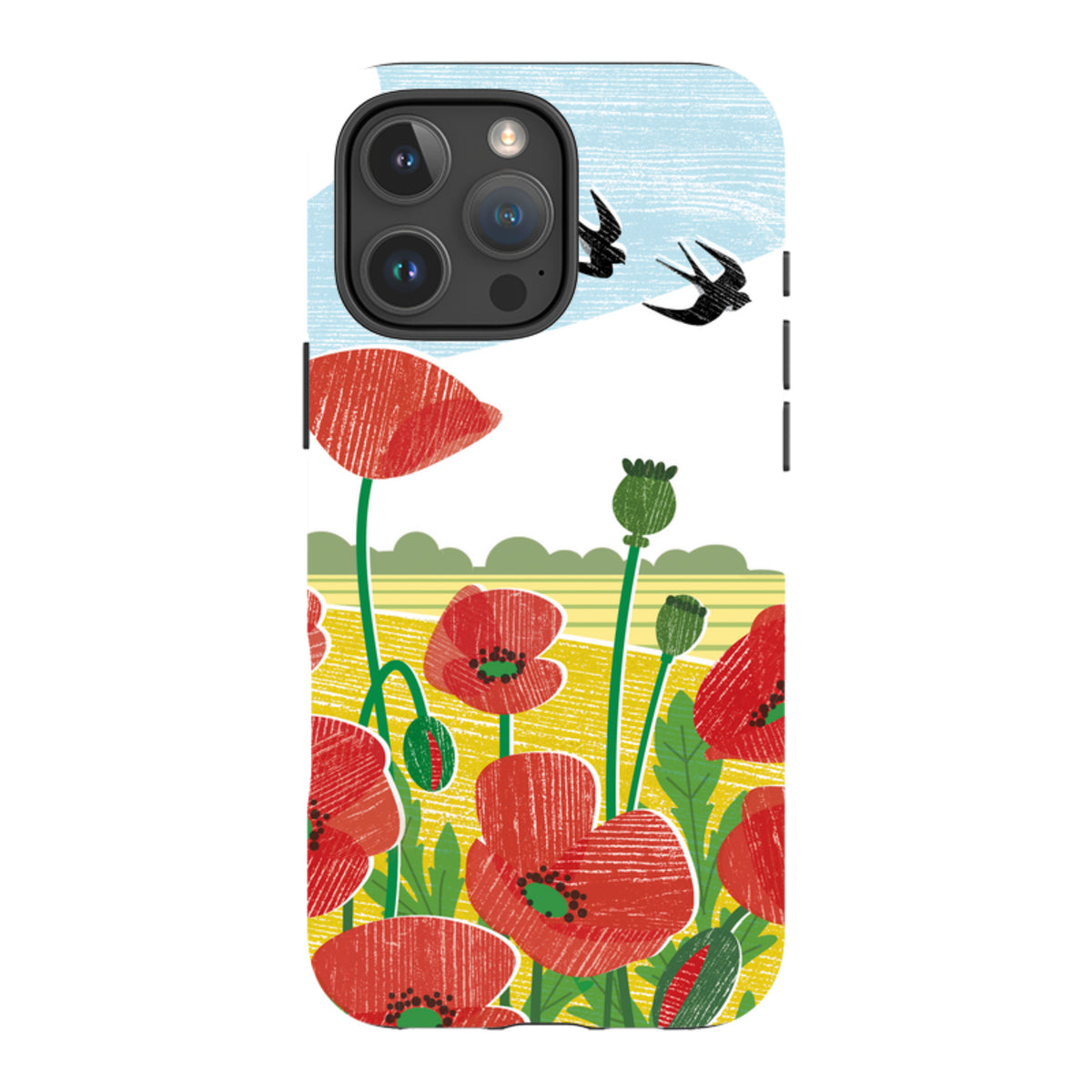 iPhone MagSafe Tough Case - Poppy Fields By Liane Payne