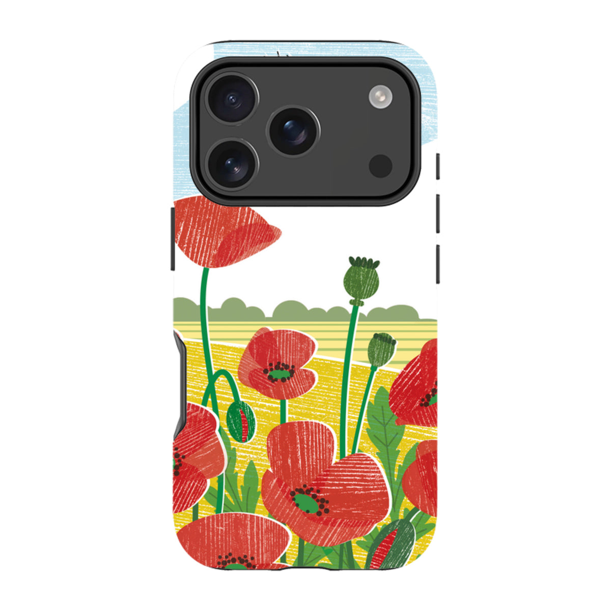 iPhone MagSafe Tough Case - Poppy Fields By Liane Payne