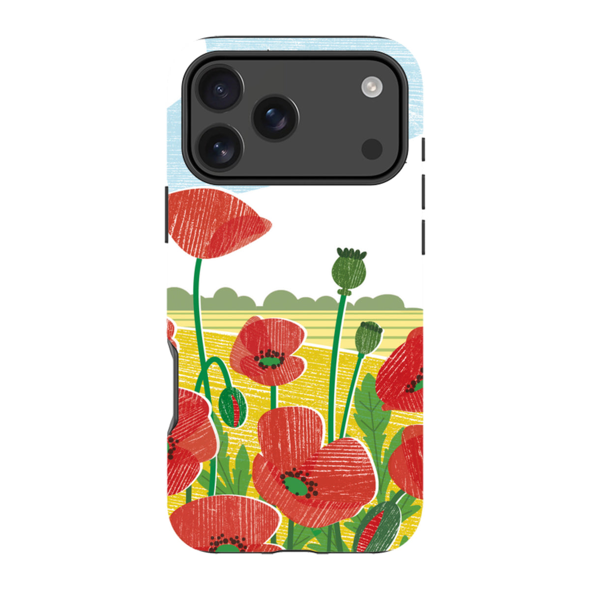 iPhone MagSafe Tough Case - Poppy Fields By Liane Payne