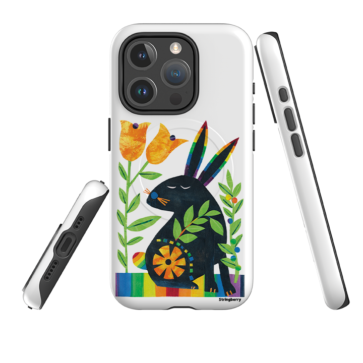 iPhone MagSafe Tough Case - Pride Rabbit By Tracey English