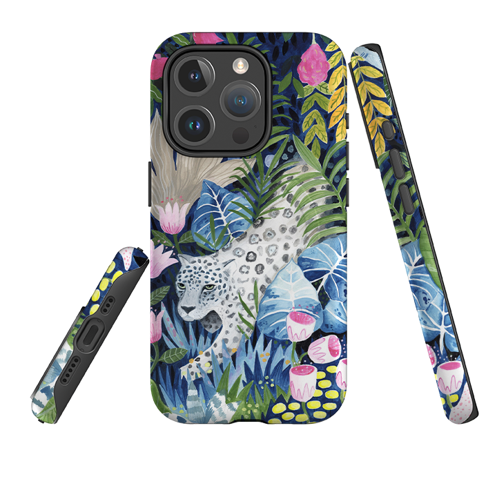 iPhone MagSafe Tough Case - Prowling Leopard By Bex Parkin