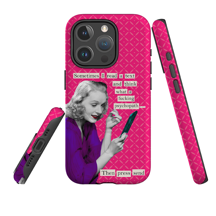 iPhone MagSafe Tough Case -  Psychopath By Clare Jordan