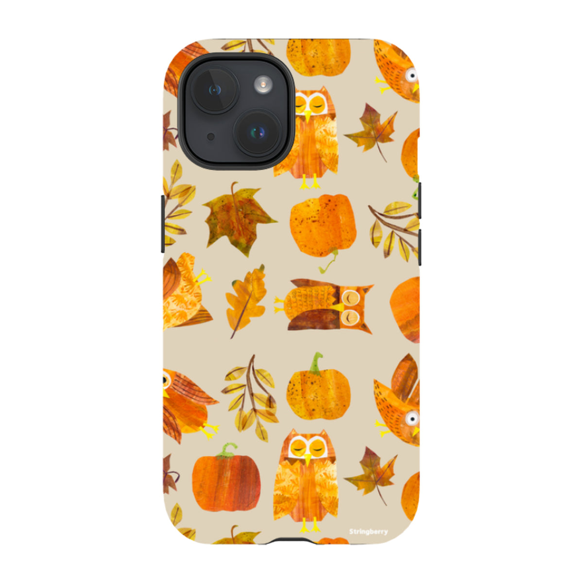 iPhone MagSafe Tough Case - Pumpkins and Owls By Tracey English