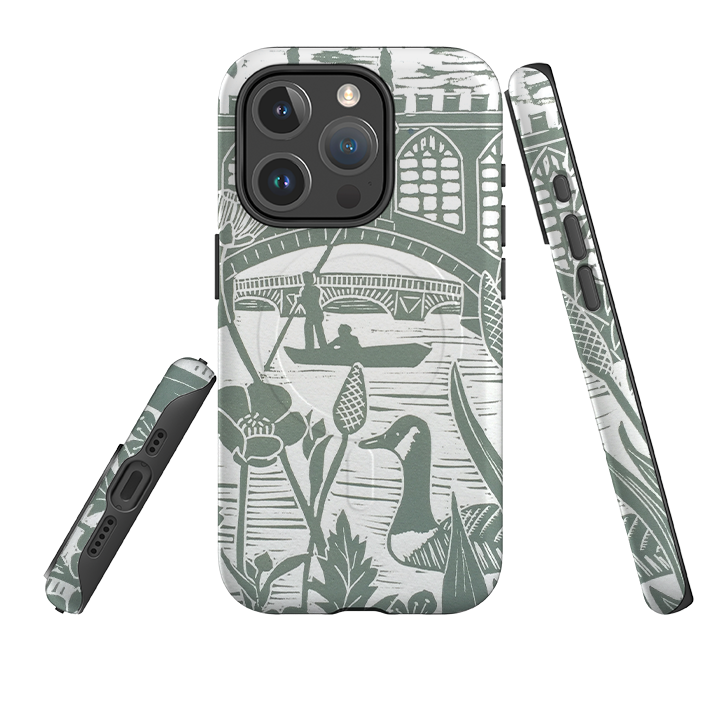 iPhone MagSafe Tough Case -  Punting At Cambridge By Kate Heiss