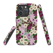 iPhone MagSafe Tough Case - Purple Flowers By Bex Parkin