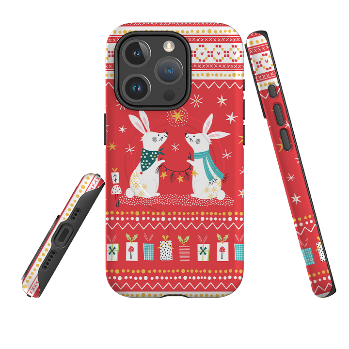 iPhone MagSafe Tough Case - Rabbits By Ali Brookes