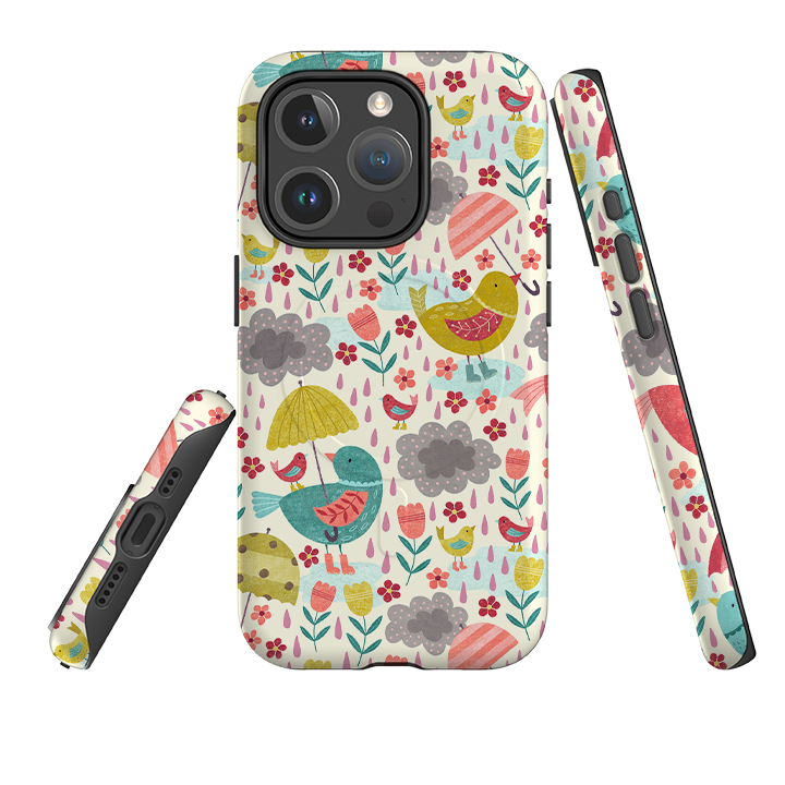 iPhone MagSafe Tough Case -  Rain Birds By Suzy Taylor