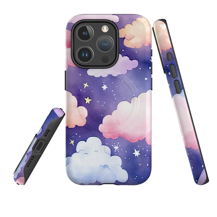 iPhone MagSafe Tough Case - Rainbow Clouds IV