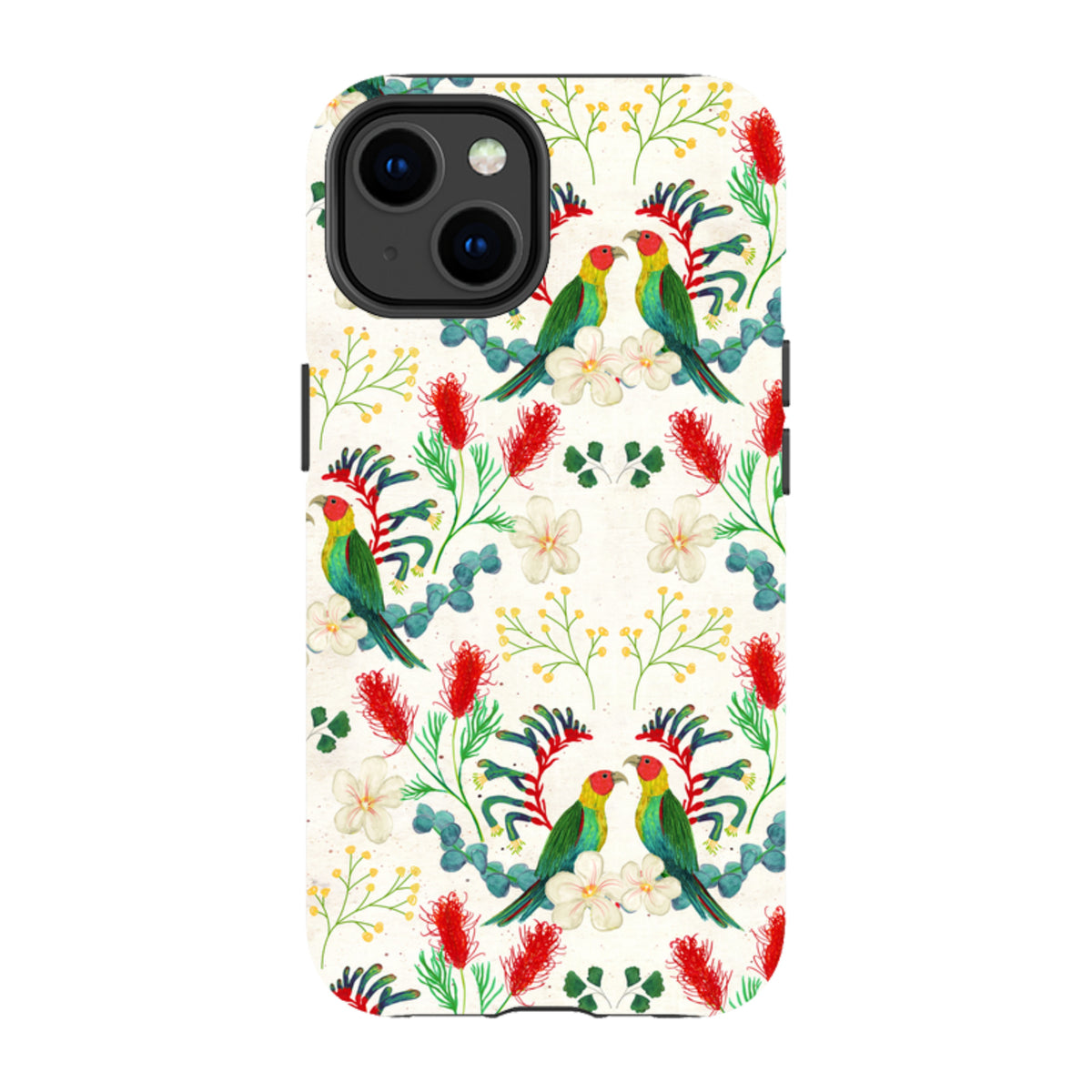 iPhone MagSafe Tough Case - Rainbow Lorikeet By Katherine Quinn