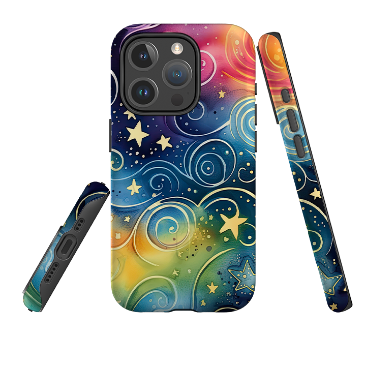 iPhone MagSafe Tough Case - Rainbow Stars