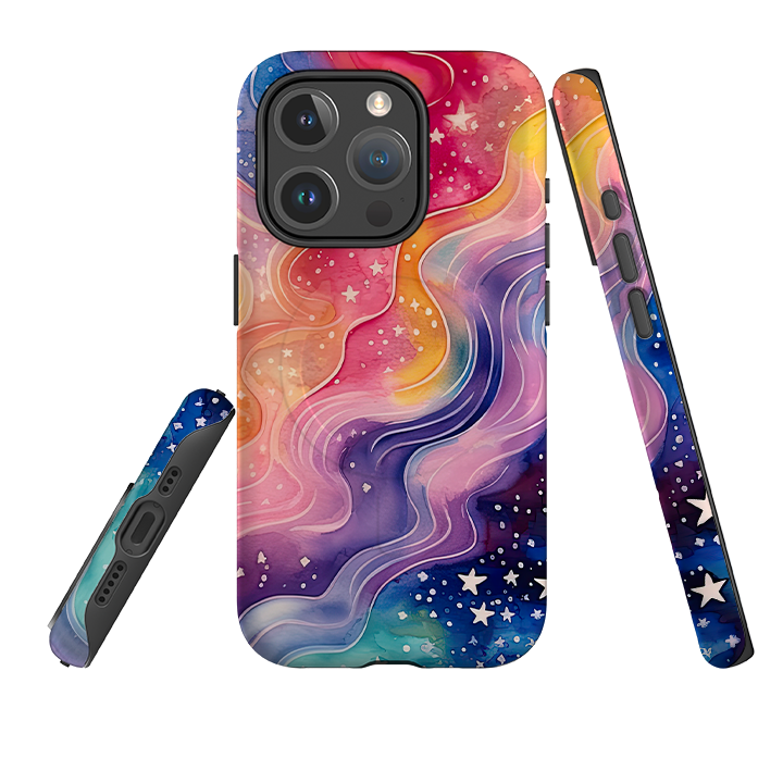 iPhone MagSafe Hardcase – Regenbogensterne V
