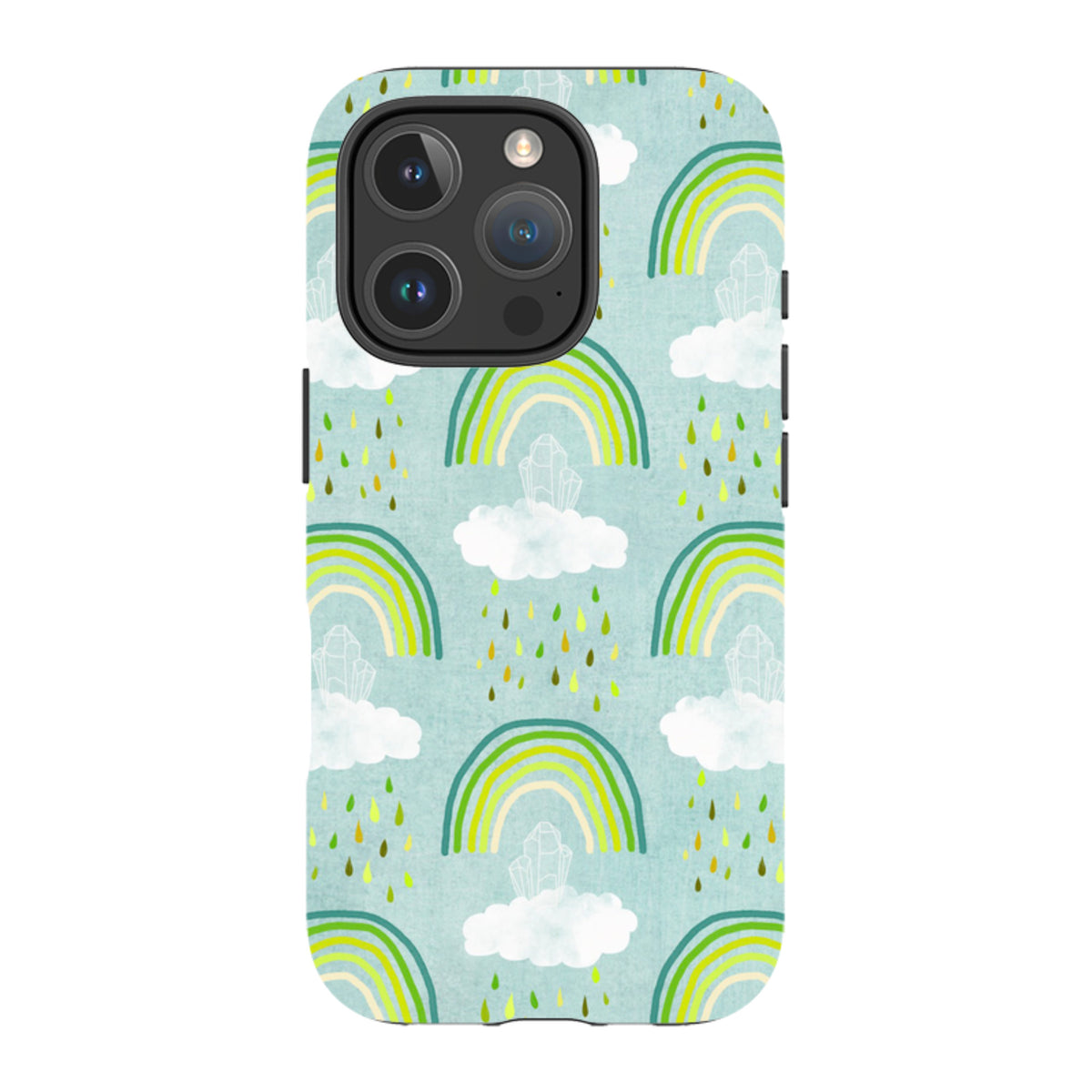 iPhone MagSafe Tough Case - Rainbows and Crystals By Katherine Quinn
