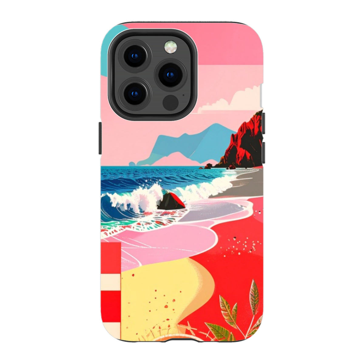 iPhone MagSafe Tough Case - Red Beach