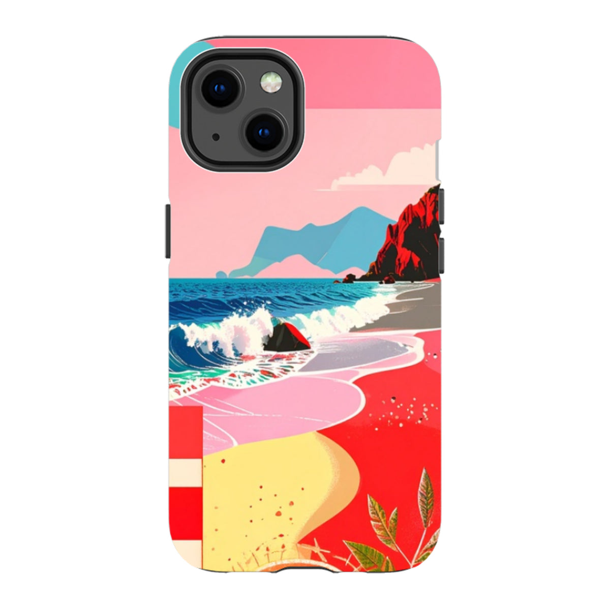 iPhone MagSafe Tough Case - Red Beach