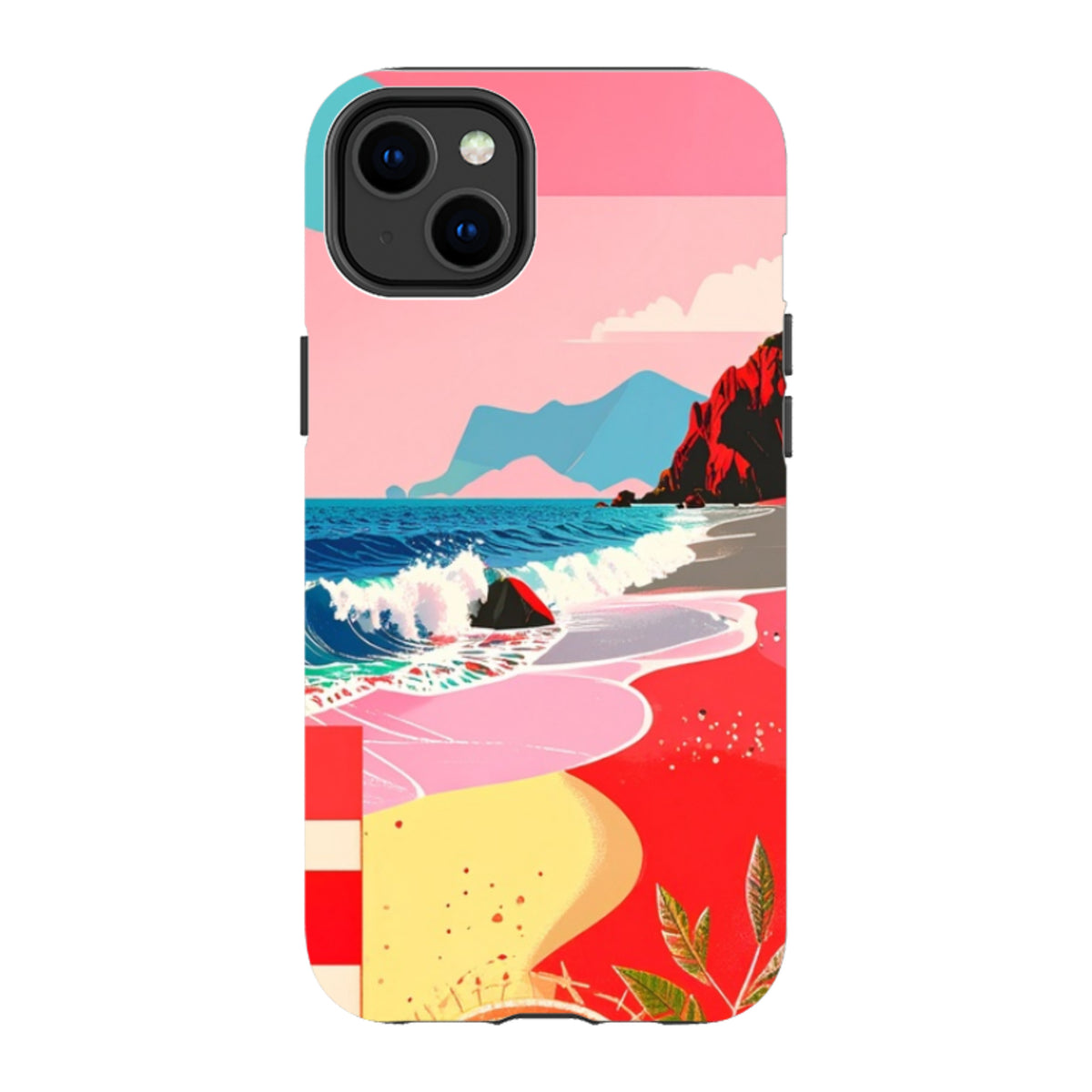 iPhone MagSafe Tough Case - Red Beach