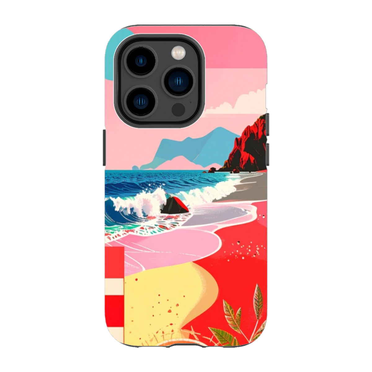 iPhone MagSafe Tough Case - Red Beach