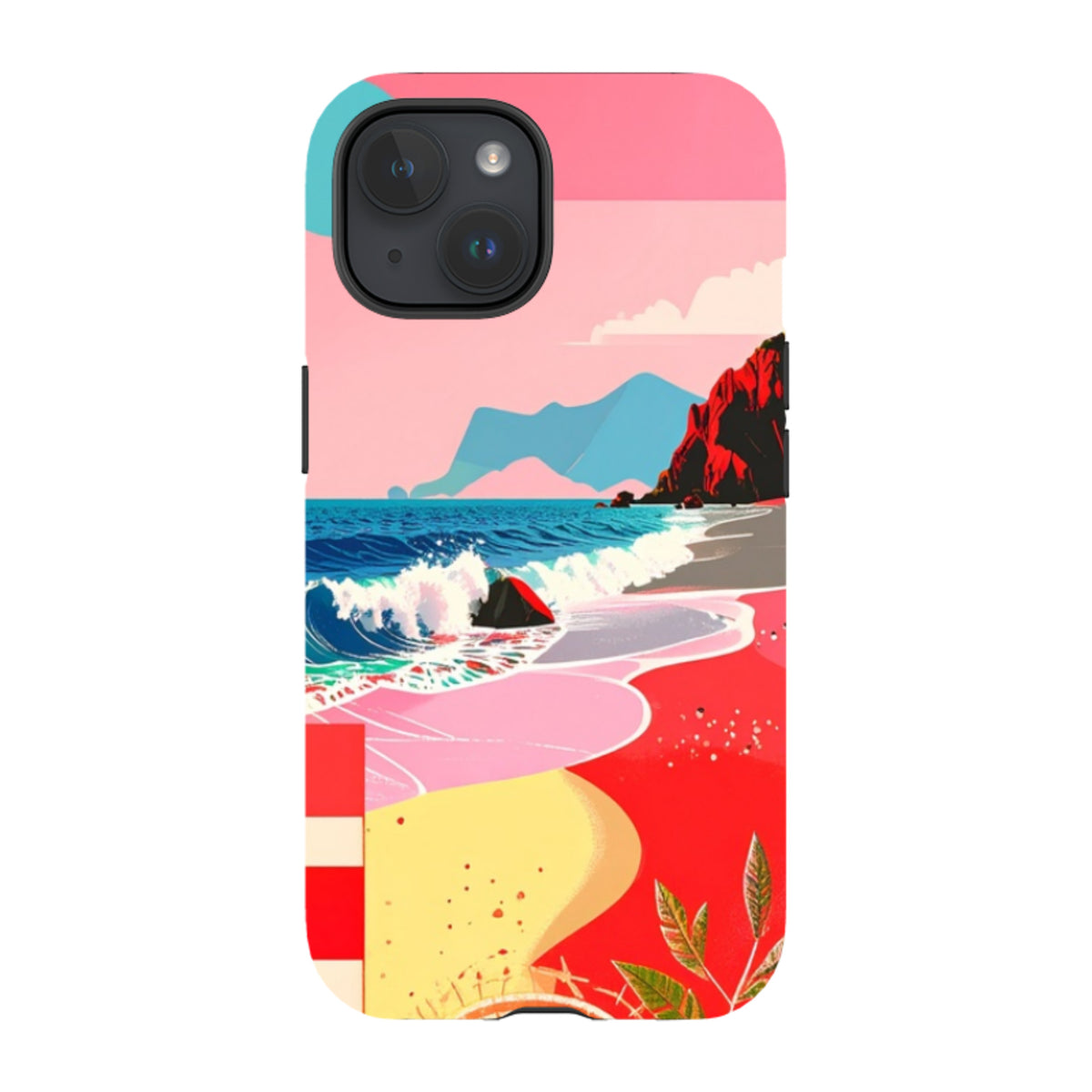 iPhone MagSafe Tough Case - Red Beach