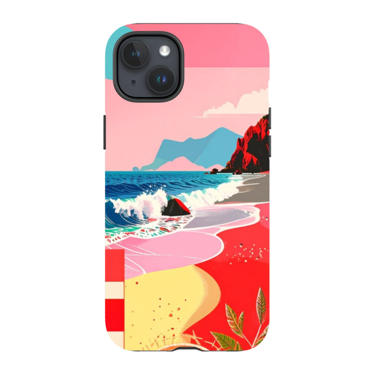 iPhone MagSafe Tough Case - Red Beach