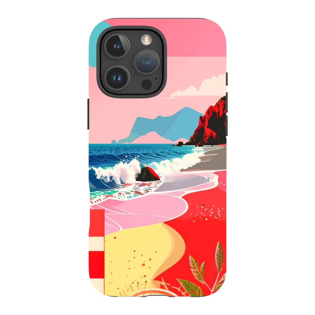 iPhone MagSafe Tough Case - Red Beach