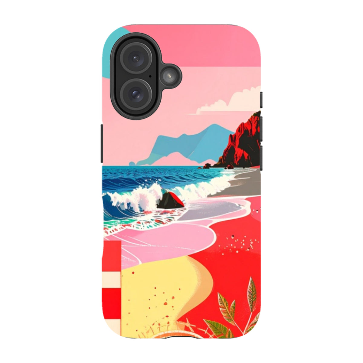 iPhone MagSafe Tough Case - Red Beach