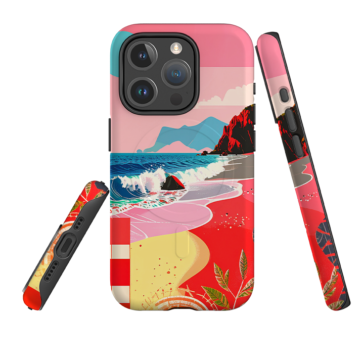 iPhone MagSafe Tough Case - Red Beach
