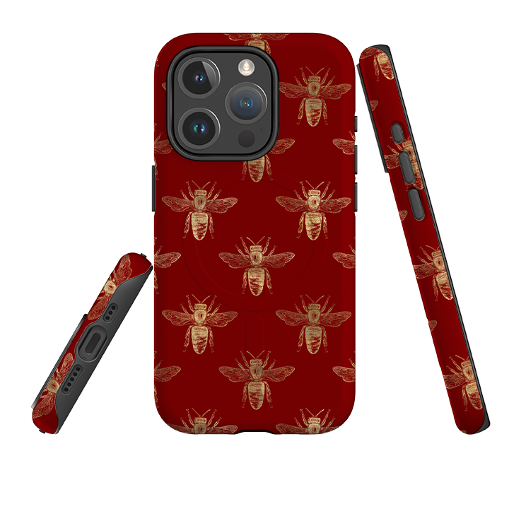 iPhone MagSafe Tough Case – Rote Bienen