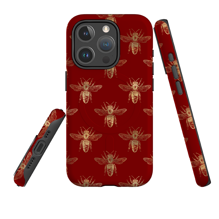 iPhone MagSafe Tough Case - Red Bees
