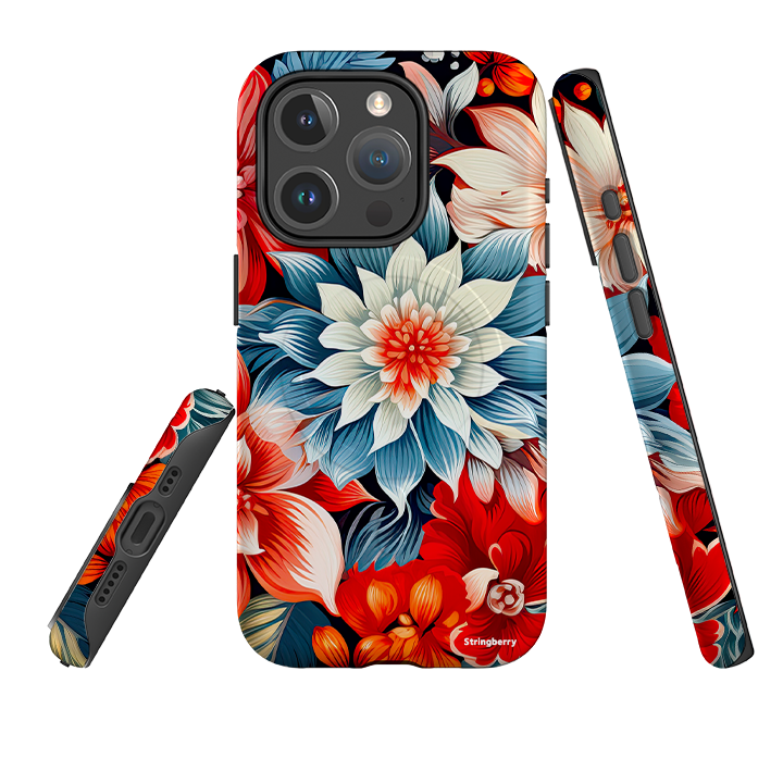iPhone MagSafe Tough Case - Red Bells II