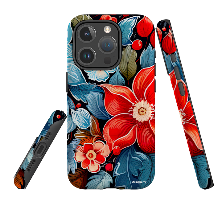 iPhone MagSafe Tough Case - Red Bells