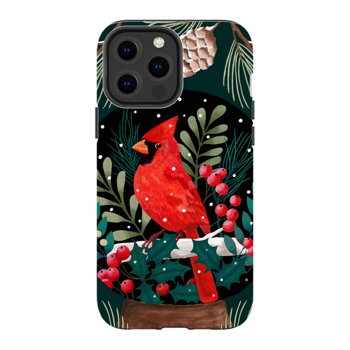 iPhone MagSafe Tough Case - Red Cardinal By Bex Parkin