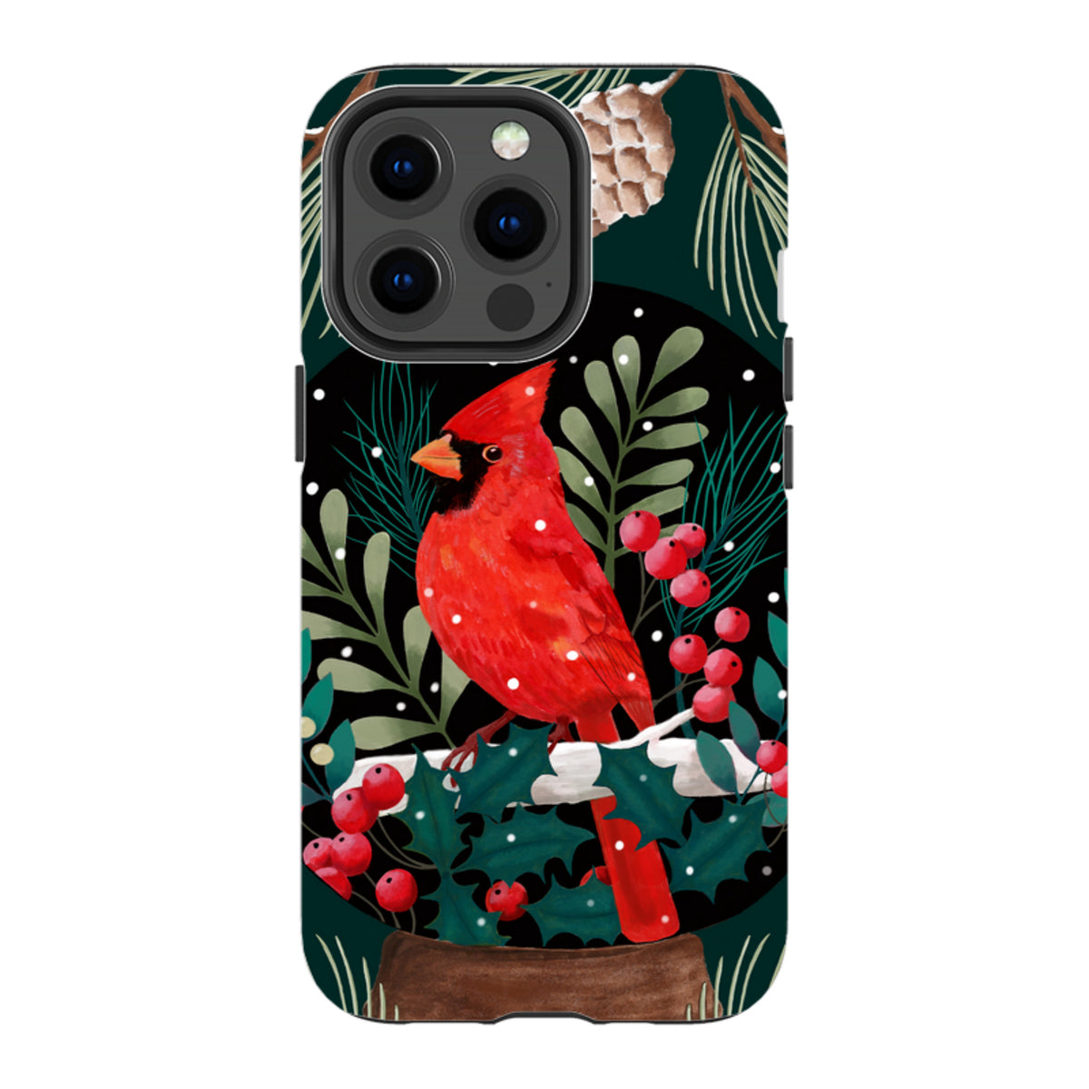 iPhone MagSafe Tough Case - Red Cardinal By Bex Parkin