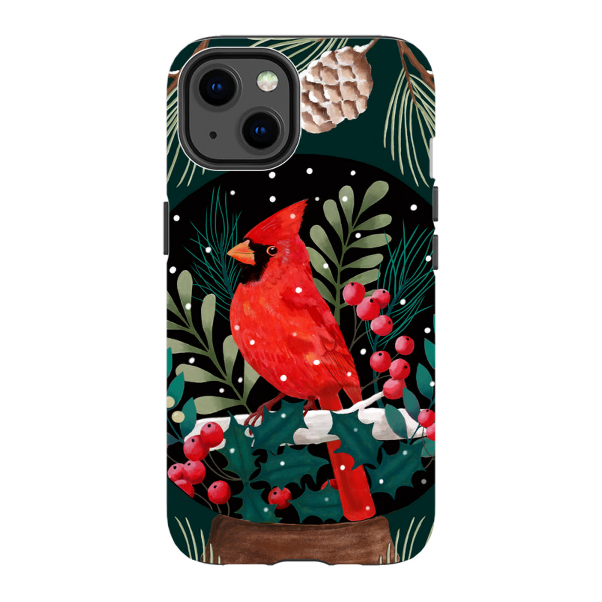 iPhone MagSafe Tough Case - Red Cardinal By Bex Parkin
