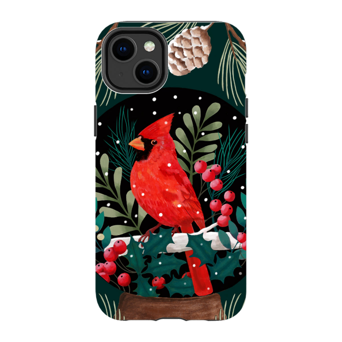 iPhone MagSafe Tough Case - Red Cardinal By Bex Parkin