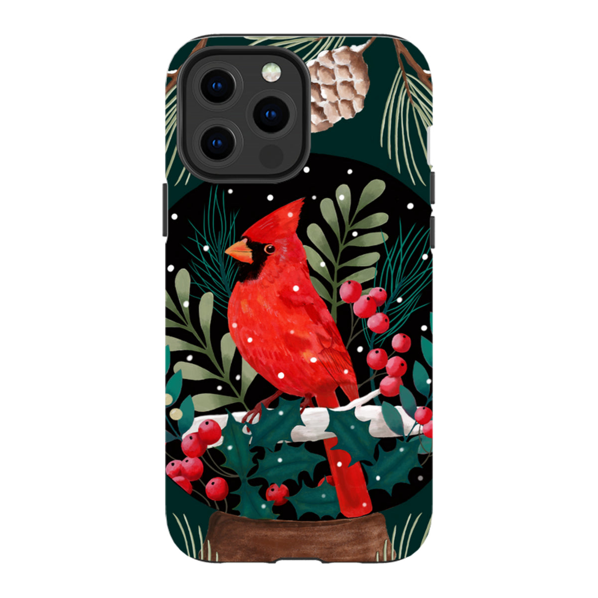 iPhone MagSafe Tough Case - Red Cardinal By Bex Parkin