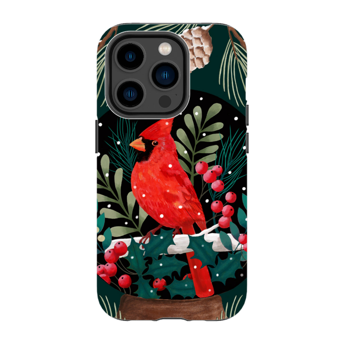 iPhone MagSafe Tough Case - Red Cardinal By Bex Parkin