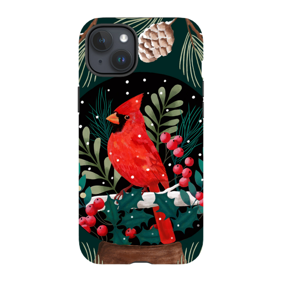 iPhone MagSafe Tough Case - Red Cardinal By Bex Parkin