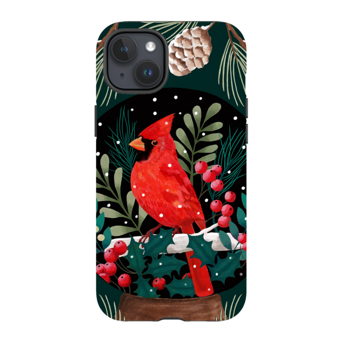 iPhone MagSafe Tough Case - Red Cardinal By Bex Parkin