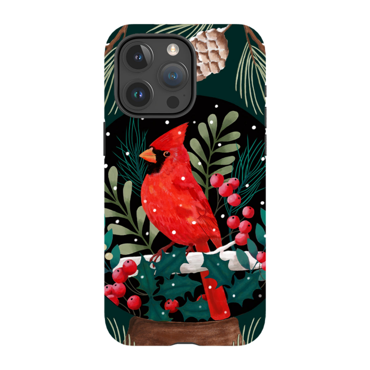 iPhone MagSafe Tough Case - Red Cardinal By Bex Parkin