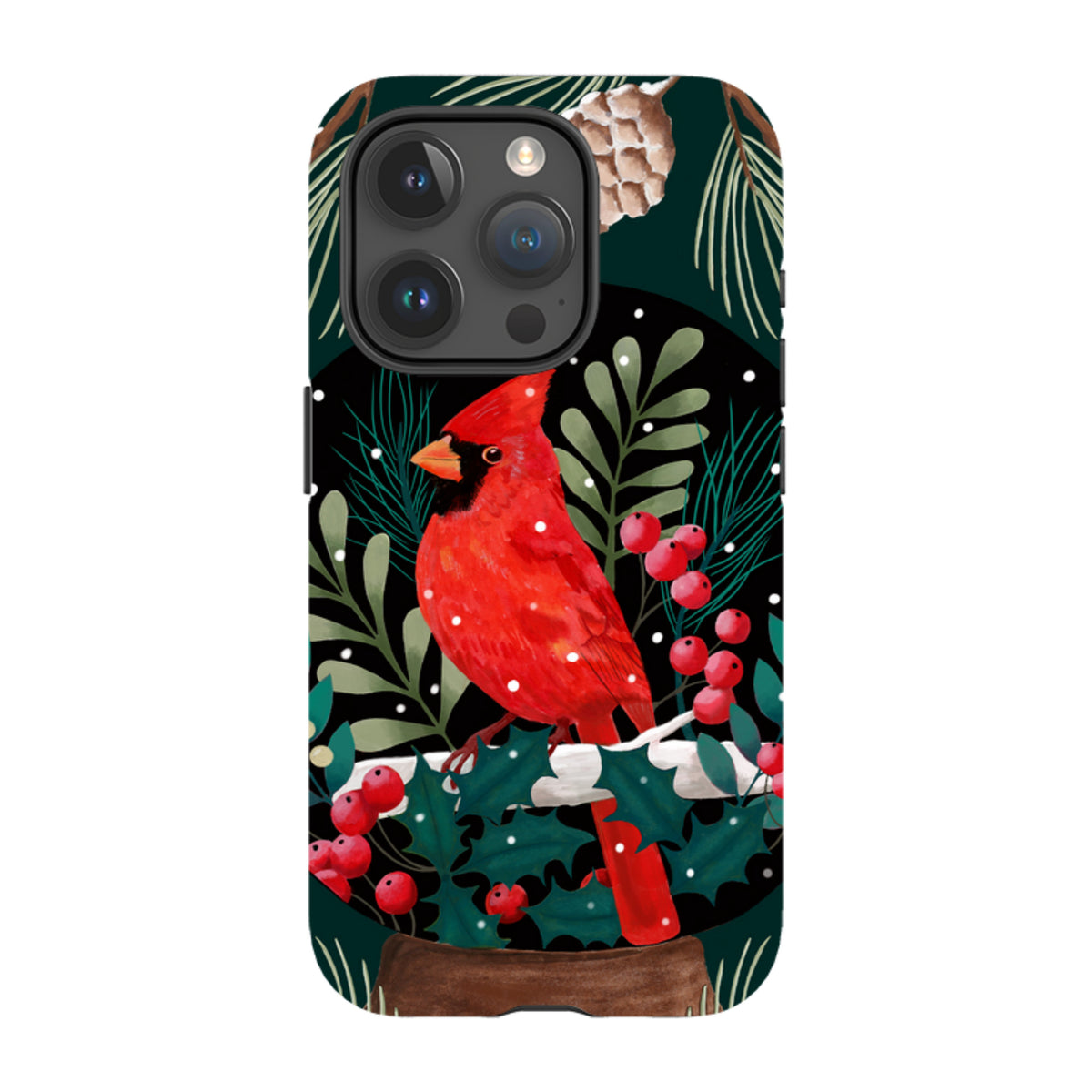 iPhone MagSafe Tough Case - Red Cardinal By Bex Parkin